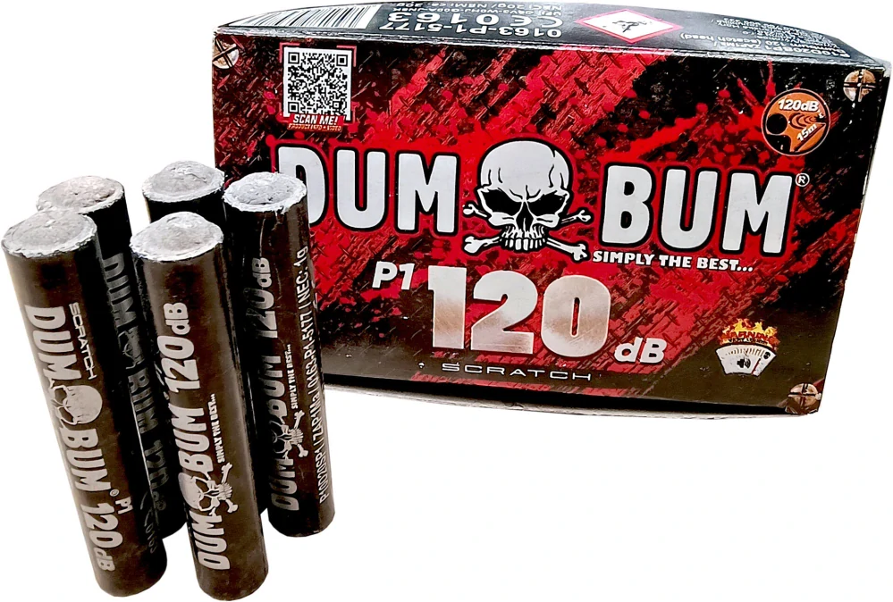 Pyrotechnika Petardy DUMBUM 120 P1 20ks