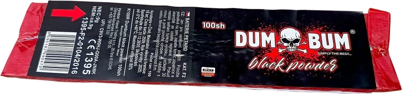 Pyrotechnika Petardy Bouchající kobereček DUMBUM Black Powder 100ran 1ks