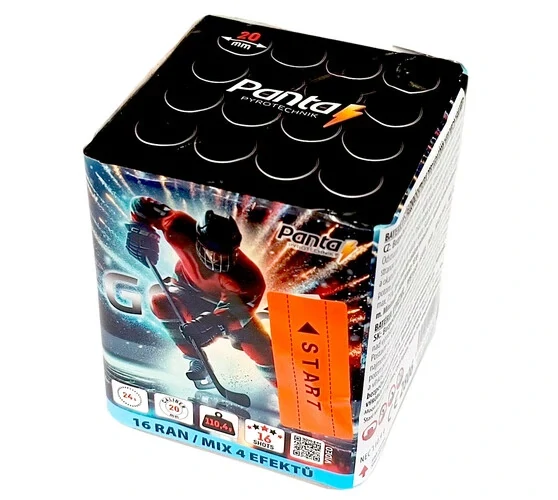 Pyrotechnika Kompakt 16ran / 20mm GÓÓÓL