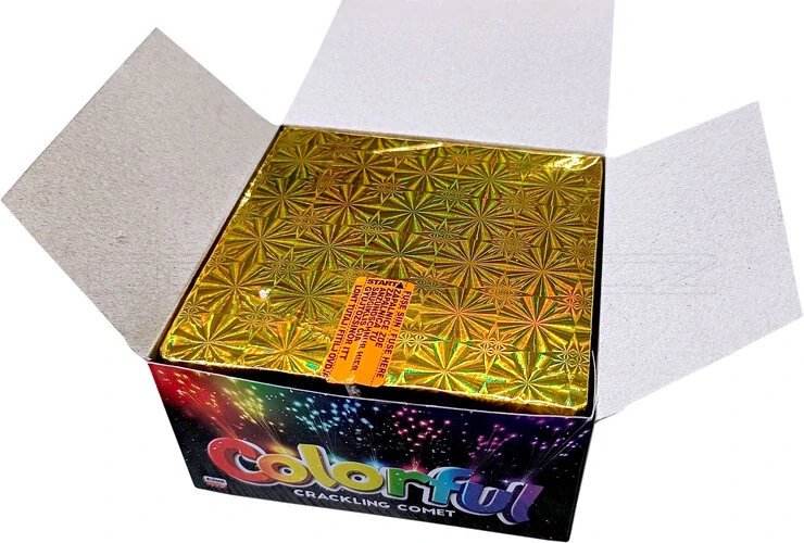 Pyrotechnika Kompakt 100ran / 8mm Colorful and Crackling Comet