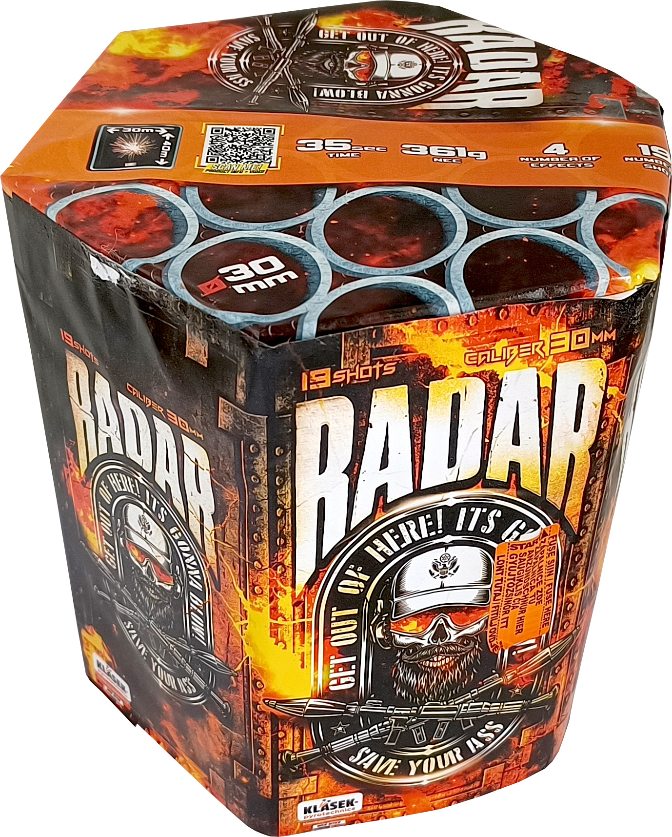 Pyrotechnika kompakt 19ran / 30mm Radar