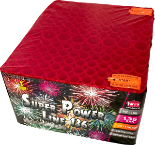 Pyrotechnika Kompakt 136ran / 20 a 30mm Super Power Line
