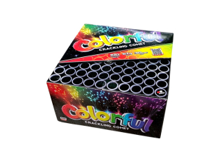 Pyrotechnika Kompakt 100ran / 8mm Colorful and Crackling Comet