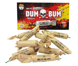 Pyrotechnika Petardy DUMBUM Big F2 Silver 10ks