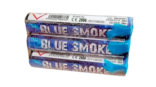 Pyrotechnika Modrá dýmovnice BLUE SMOKE 3ks