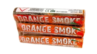 Pyrotechnika oranžová dýmovnice ORANGE SMOKE 3ks