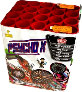 Pyrotechnika Kompakt 20ran / 45mm Psycho X