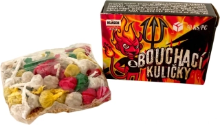Pyrotechnika Dětská Pekelné Bouchací kuličky 50ks