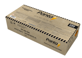 Kompaktní ohňostroj SHOW BOX 11 296ran / 20, 25 a 30 mm