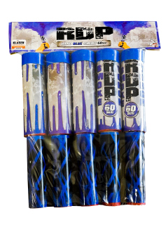 Pyrotechnika Dýmová pochodeň s trhací pojistkou modrá 60s
