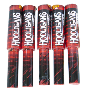 Pyrotechnika Hooligans dýmová pochodeň červená 60s 5ks