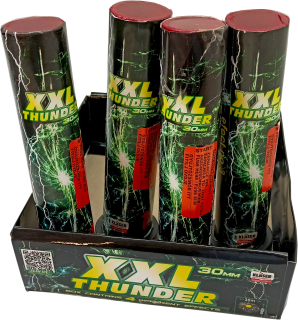 Pyrotechnika Kulové pumy XXL Thunder 30mm 4ks