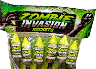 Pyrotechnika Rakety Zoombie Invasion set 21ks